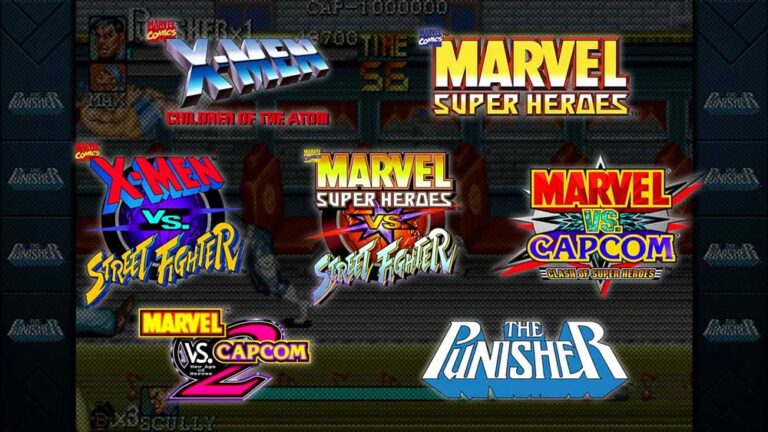 마블-vs-캡콤-파이팅-콜렉션-아케이드-클래식-퍼니셔-마대캡-2-슈퍼-히어로즈-엑스맨