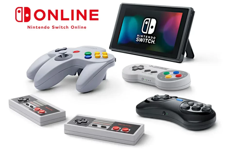 닌텐도-스위치-온라인-클래식-게임-컨트롤러-SNES-SFC-NES-FC-슈퍼-패미컴-N64-세가-메가-드라이브-파이팅-6버튼-패드
