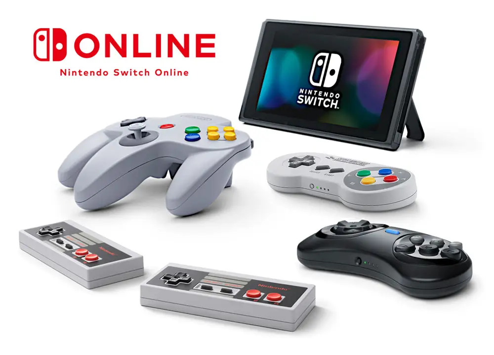 닌텐도-스위치-온라인-클래식-게임-컨트롤러-SNES-SFC-NES-FC-슈퍼-패미컴-N64-세가-메가-드라이브-파이팅-6버튼-패드